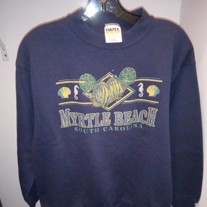Vintage Tultex Myrtle Beach Sweatshirt Large 90s